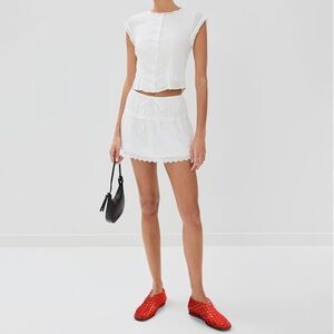 Red jelly mesh ballet flats ❤️